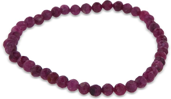 Produktbild Leyda Rubin Armband (18 cm, Farbstein)
