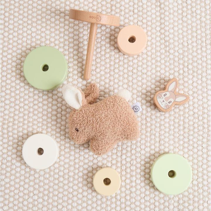 Image du produit Bieco Stapelspielzeug Stapelturm Hase Fine 10 cm x 10 cm x 18.5 cm