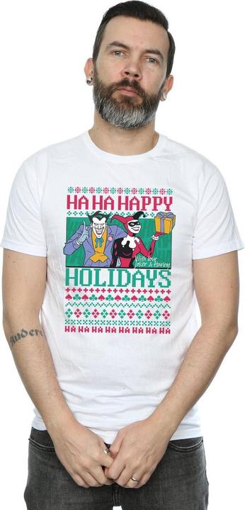 Produktbild Joker And Harley Quinn Ha Ha Happy Holidays TShirt (XXL)