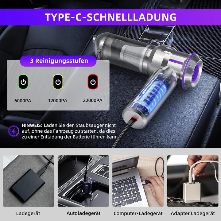 Image du produit Cugefre Kabelloser Handstaubsauger