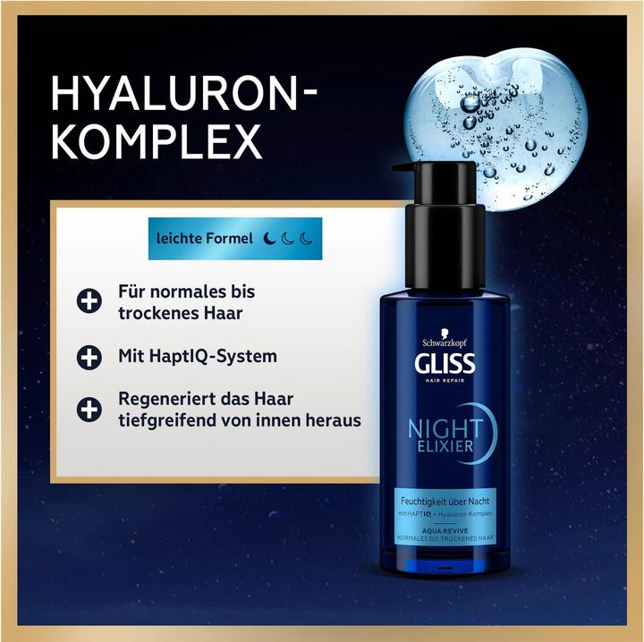 Immagine prodotto Gliss Elisir notturno Aqua Revive 100 ml (100 ml)