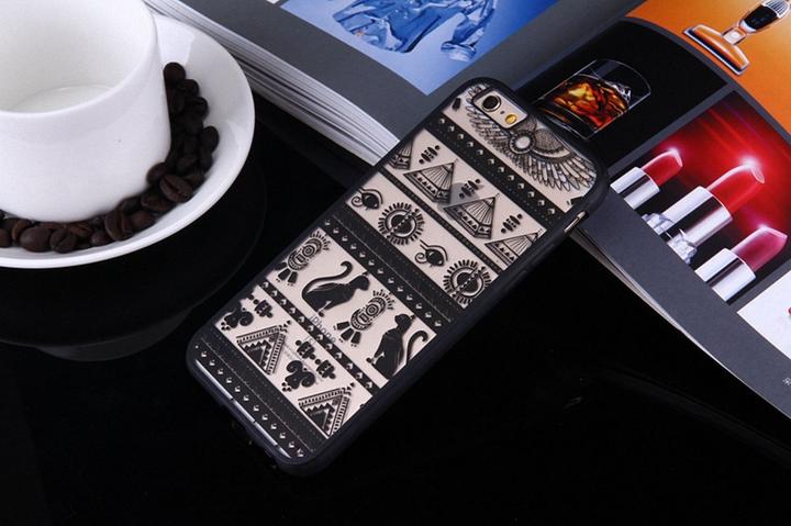 Actual product image König Design Mobile Phone Cover for Samsung Galaxy S6 Protective Case Backcover Bumper Cases Black (Samsung Galaxy S6)