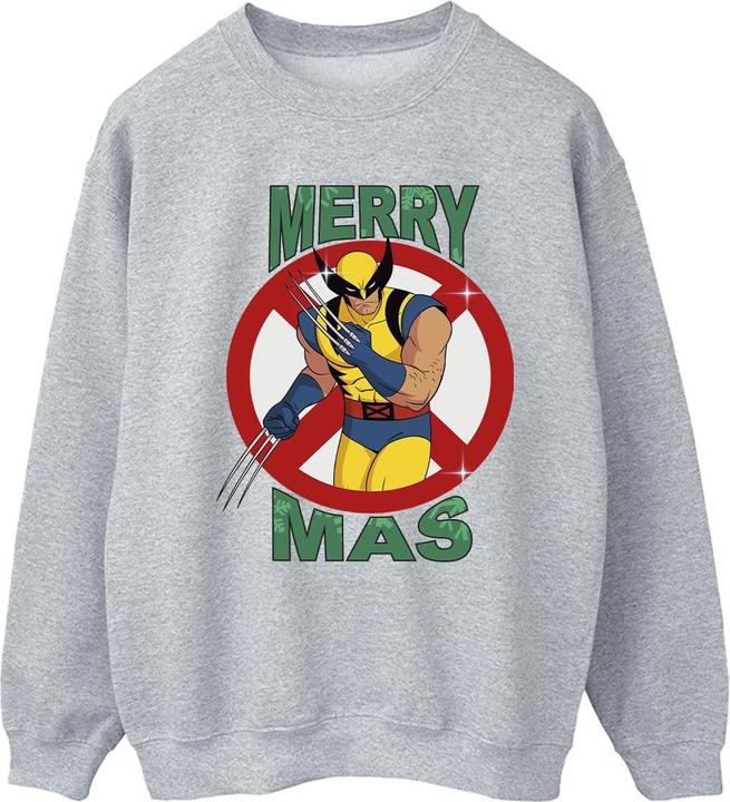 Produktbild X-Man Sweatshirt weihnachtliches Design (M)