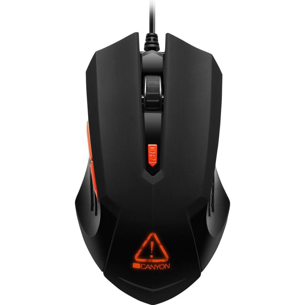 Thumbnail - Canyon Gaming mouse Star Rider, with RGB backlight, Macro, 6 programmable buttons, Pixart 3168 Optic (Kabelgebunden), Ma...