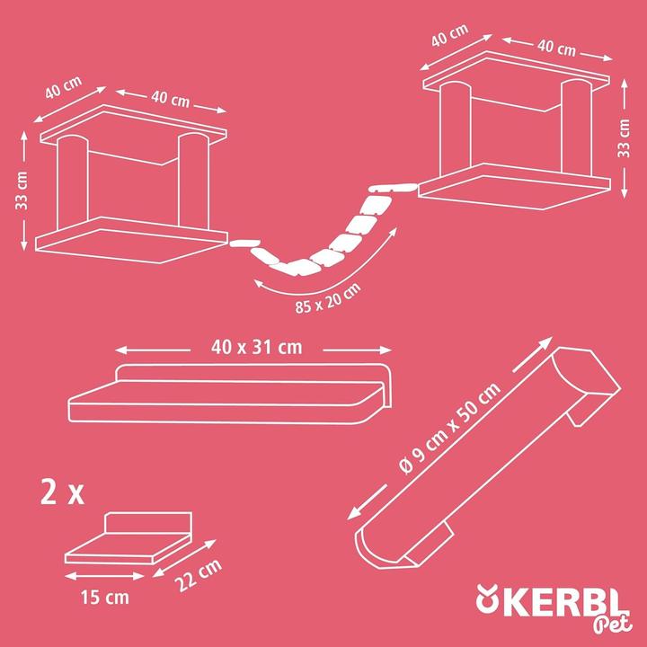 Produktbild Kerbl Katzenspielplatz Top XL