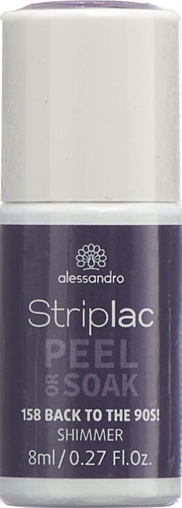 Produktbild Alessandro Striplac Peel or Soak - Back to the 90s! (Grau, Lila, Abziehbarer Nagellack)
