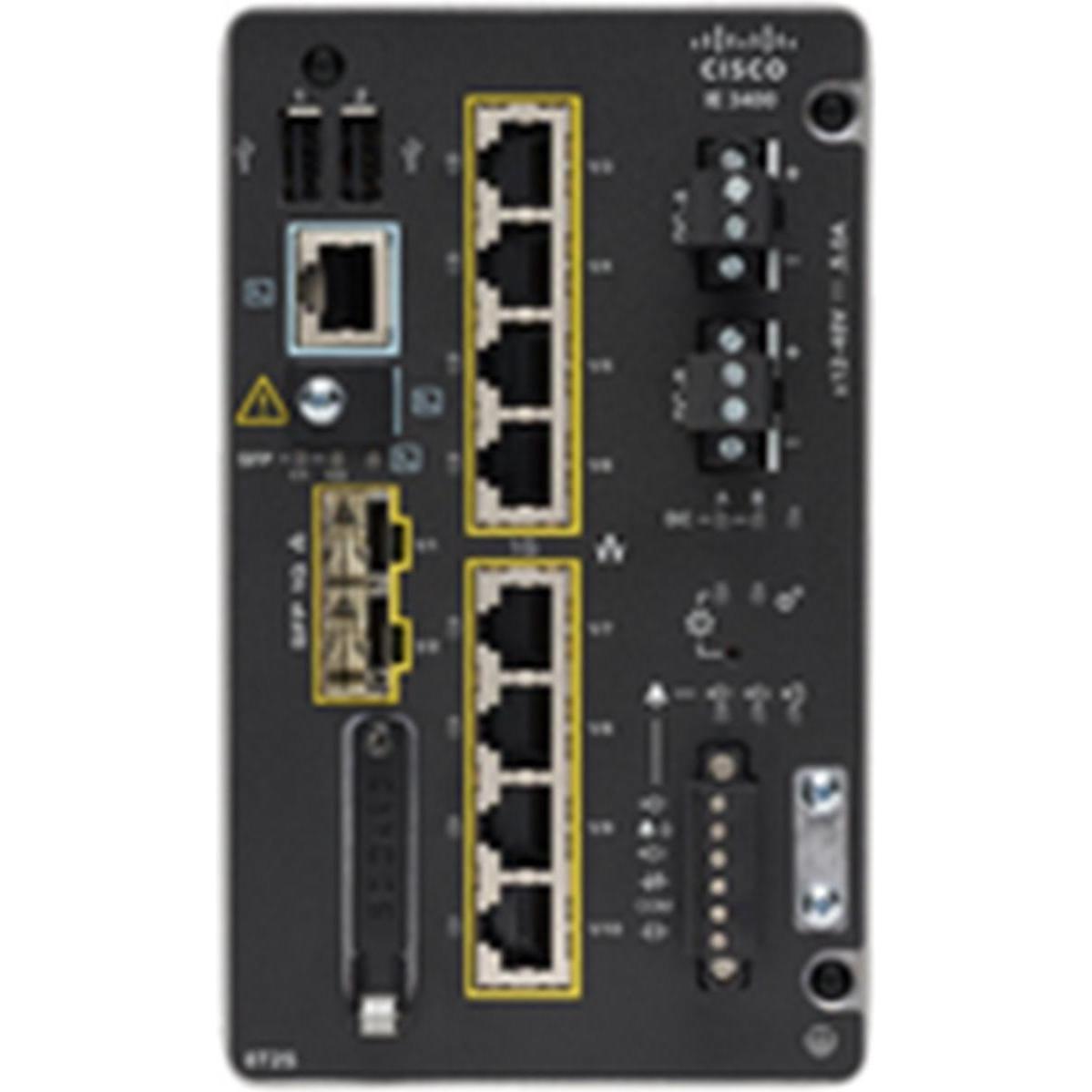 Cisco Catalyst IE3400 Rugged Series - Ne (10 Ports), Netzwerk Switch, Schwarz