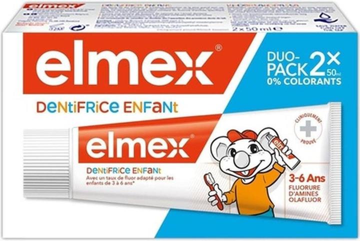 Image du produit Elmex Child Toothpaste 50ml - Pack of 2 (50 ml)