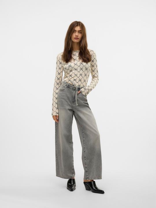 Actual product image Vero Moda VMWIEN Mid Rise Weiter Beinschnitt Jeans Weit geschnitten (W28/L32)