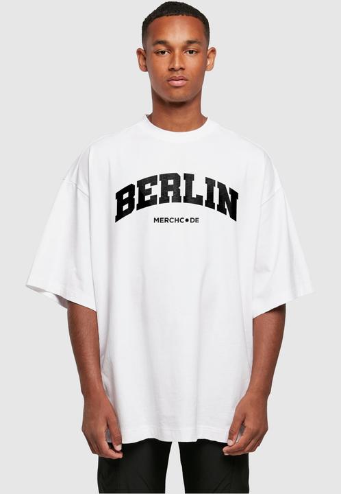 Produktbild Merchcode Berlin Wording - Huge Tee - 116645 (S)