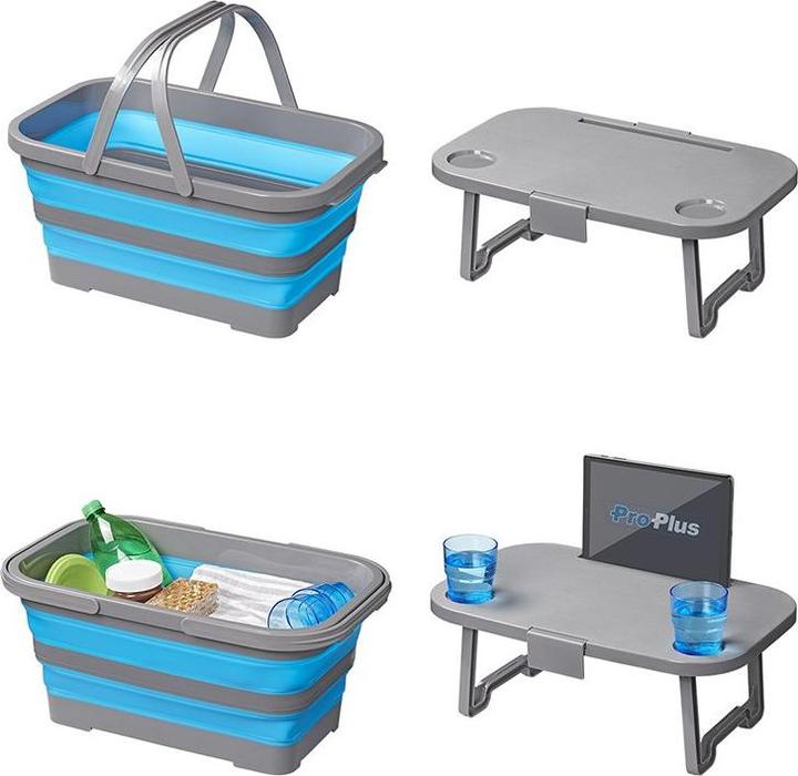 Produktbild ProPlus Picknickkorb zusammenklappbar