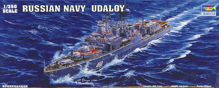 Actual product image Trumpeter Russian Navy Udaloy Class Destroyer Severomorsk