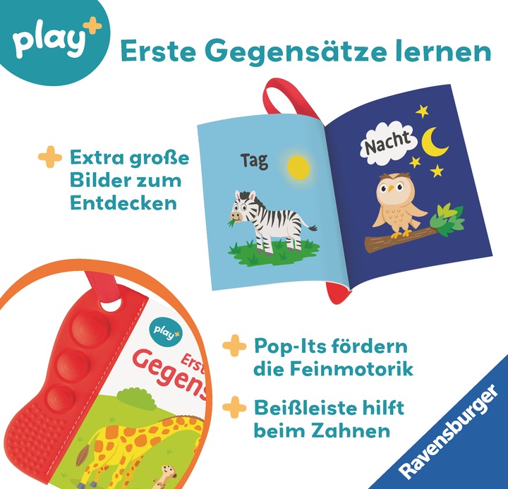 Produktbild Ravensburger play+ flip&pop: Erste Gegensätze (Deutsch)