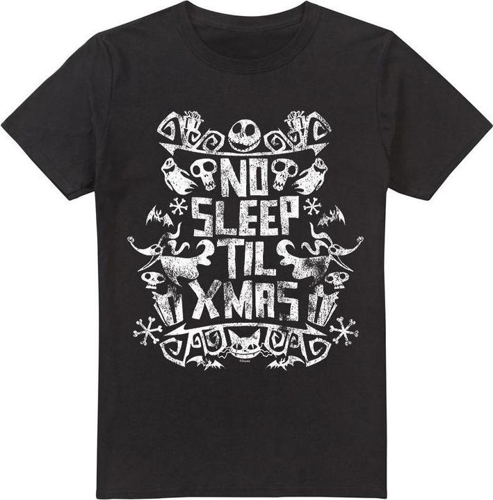 Immagine prodotto The Nightmare Before Christmas No Sleep Till Xmas Maglietta Uomo (M)