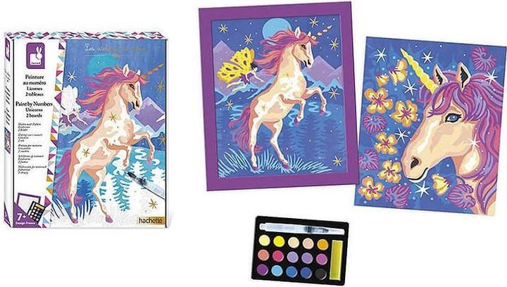Actual product image Janod Painting by numbers unicorn