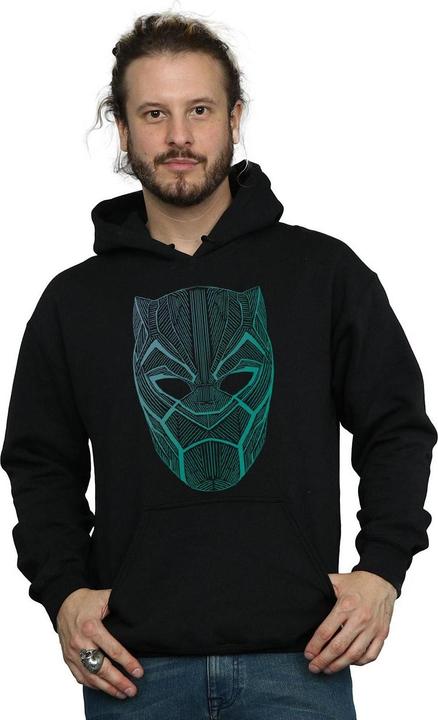 Produktbild Schwarzer Panther Stammesmaske Hoodie (M)