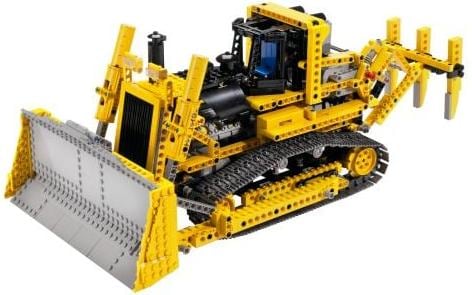 Productafbeelding LEGO Technic End-Of-Live Set RC Bulldozer (mit Motor) - 8275 NEU! Teile 1384x (8275)