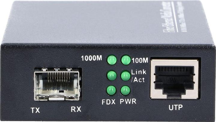 Productafbeelding Extralink SEDIR FIBER ETHERNET MEDIA CONVERTER 1X SFP 1X RJ45 - MC220 - Converter - glasvezel (FO)