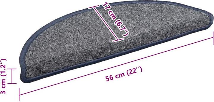 Immagine prodotto vidaXL Stufenmatte (56 x 17 cm)