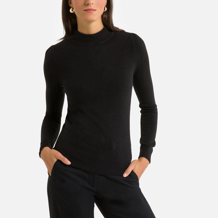 Image du produit Anne Weyburn Pull à col montant en maille douce (38)