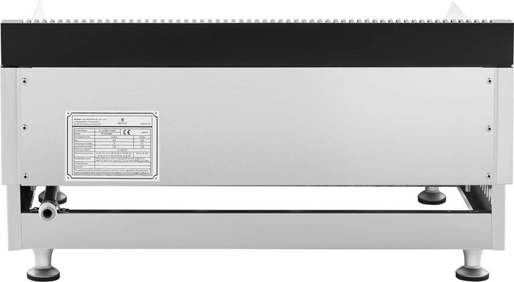 Produktbild Royal Catering Gasgrill 2 x 3100 W Profi Gasbräter glatt geriffelt 60 x 40 cm Propan Butan (6.20 kW)
