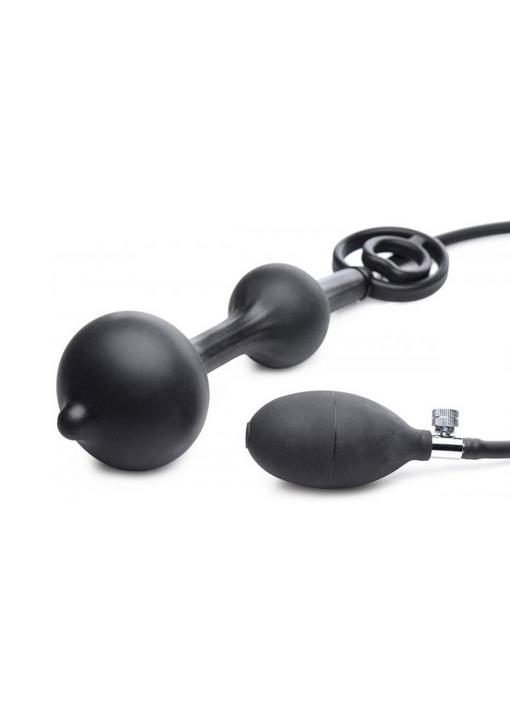 Produktbild Master Series Inflatable Silicone Anal Plug + Cock & Ball Ring