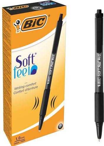Bic Soft Feel (Black, 12 x)