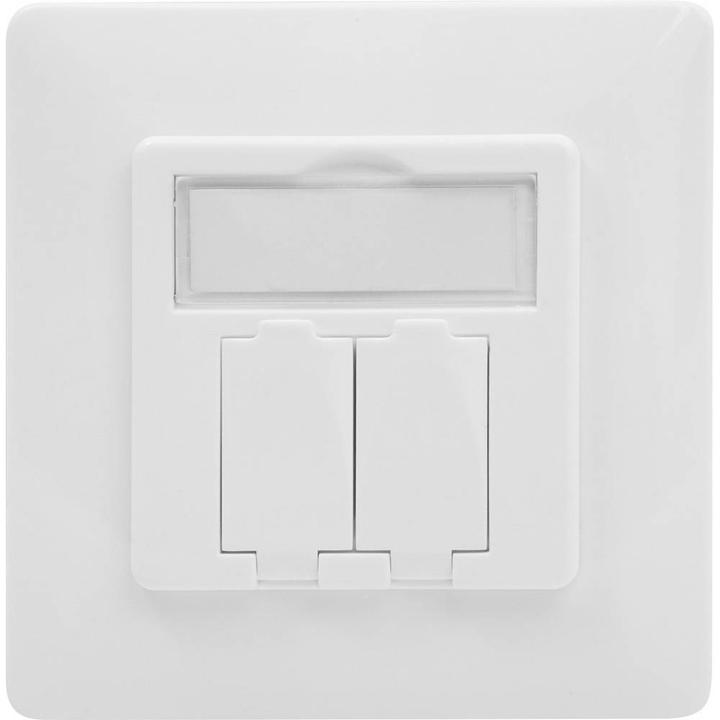 Produktbild Digitus Frontplatte und Einbaurahmen für Multimedia / Keystone Module