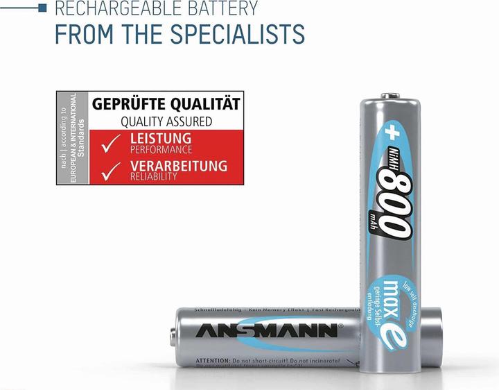 Actual product image Ansmann Maxe (4 pcs., AAA, 800 mAh)