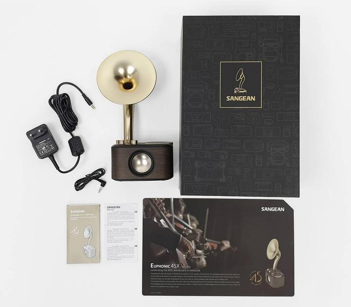 Image du produit Sangean WR-45X Gold Radio VHF (FM) AUX, Bluetooth Oplaadbaar Zwart, Goud (FM, VHF, Bluetooth)