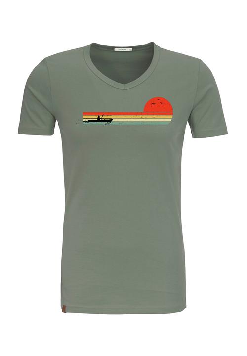 Actual product image Greenbomb Nature Canoe River Peak T-Shirt (S)