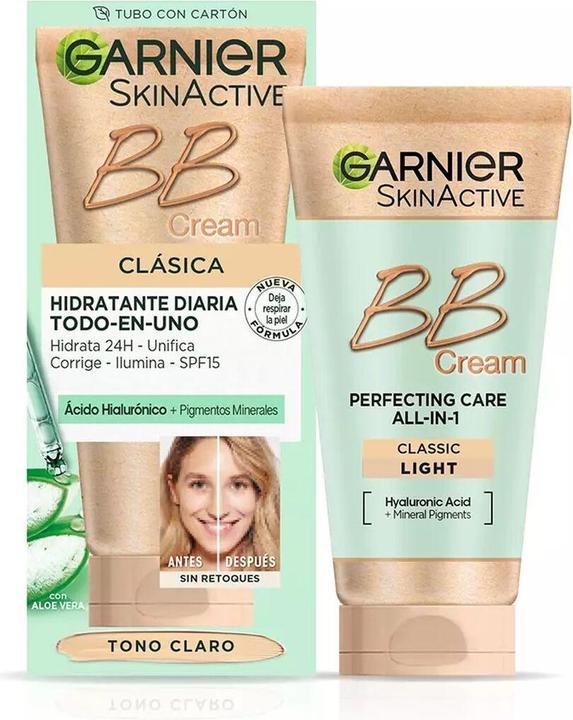 Immagine prodotto Garnier SKIN NATURALS BB CREAM classic #light 50 ml (Cancella)