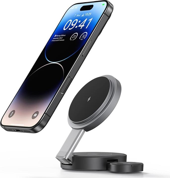 Actual product image Usams Foldable 3-in-1 15W Inductive Charge for Phone/Apple Watch/headphones CD234WXC01 (US-CD234) (15 W)