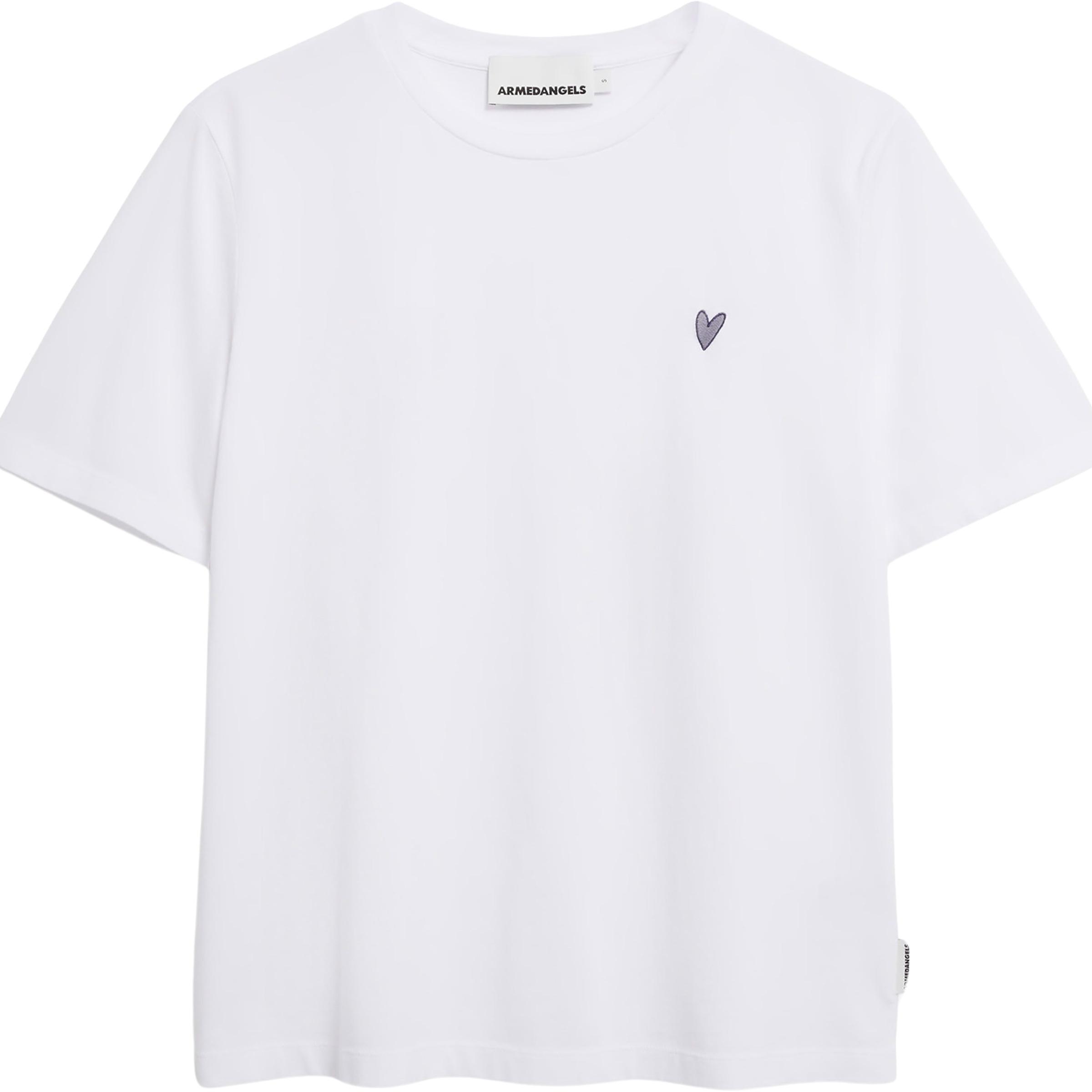 Armedangels, Damen, Shirt, Women's Lualaa Icons, Weiss, (L)