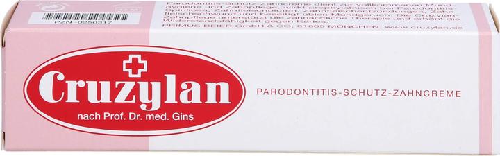 Immagine prodotto Cruzylan Dentifricio protettivo contro la parodontite, 70 g Dentifricio
