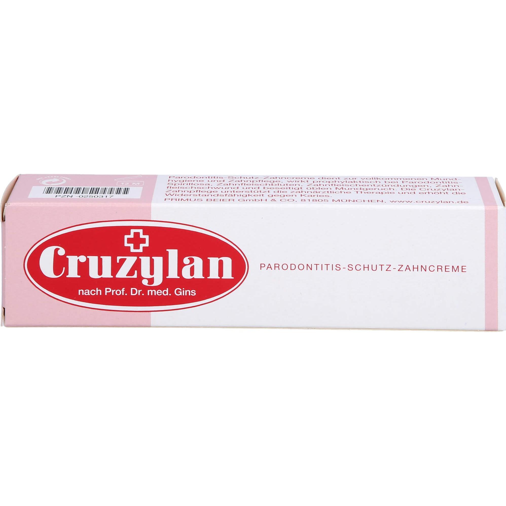 Cruzylan, Zahnpasta, Parodontitis Schutz Zahncreme, 70 g Zahncreme