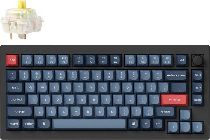 Immagine prodotto Keychron V1 Max (US, Cablato, Senza fili)