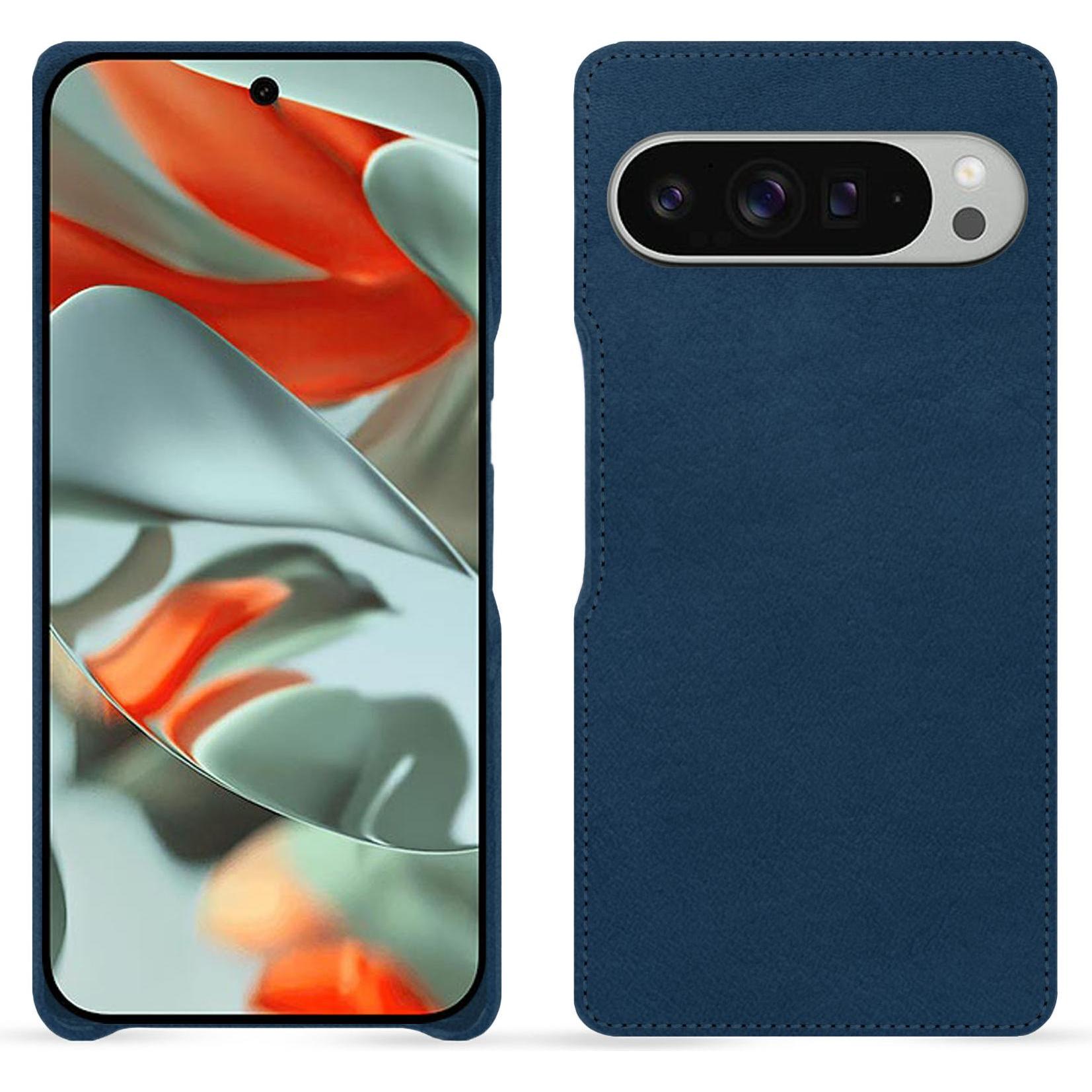 Noreve Custodia in pelle (Google Pixel 9 Pro XL), Cover smartphone, Blu