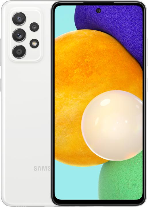 Actual product image Samsung Galaxy A52 5G (128 GB, White, 6.40", Dual SIM, 5G)