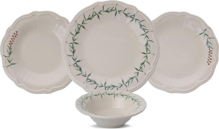 Image du produit Hermia Plain Leaves Dinner Set 24 Pieces (24 pcs)