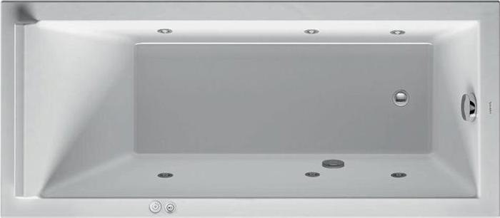 Immagine prodotto Duravit Vasca idromassaggio rettangolare STARCK 135 l 160x70 we 1 sistema RS Jet (135 l, 160 cm, 70 cm)