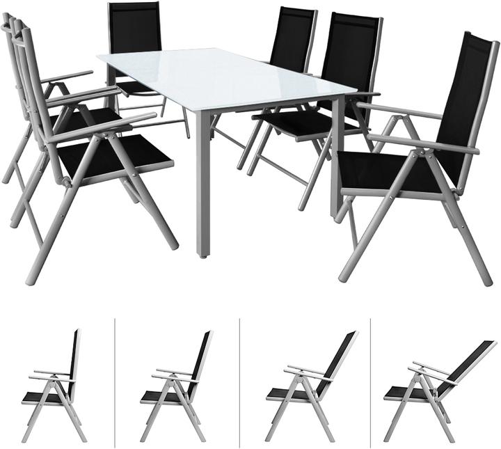 Produktbild Casaria Sitzgruppe 7tlg. (150 x 90 x 75 cm)