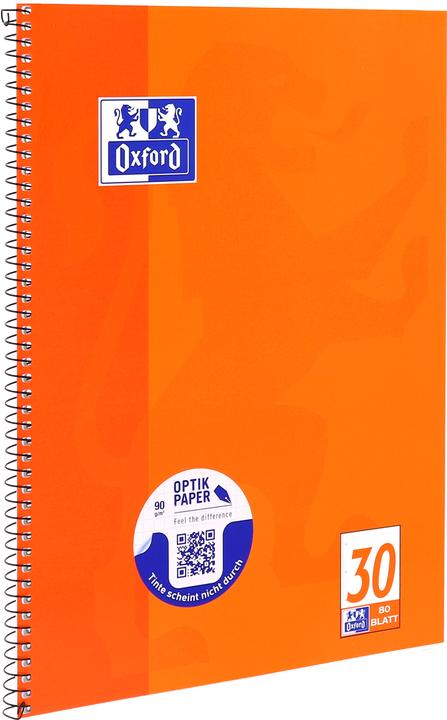 Produktbild Oxford Collegeblock (A4+, Blanko, Weicher Einband)