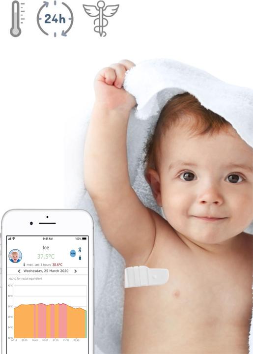 Produktbild Tucky Smart Wearable (Rektal, Achselhöhle, Mund)