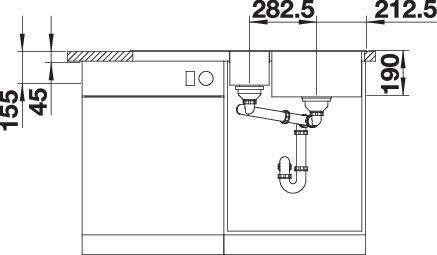 Produktbild Blanco Collectis 6 S (Einbauspüle, 100 cm, 51 cm)