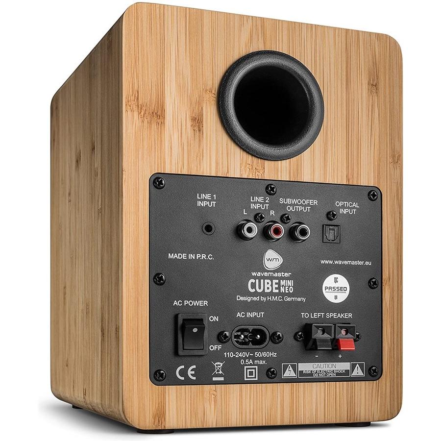 Thumbnail - Wavemaster Cube Mini Neo, PC Lautsprecher, Braun