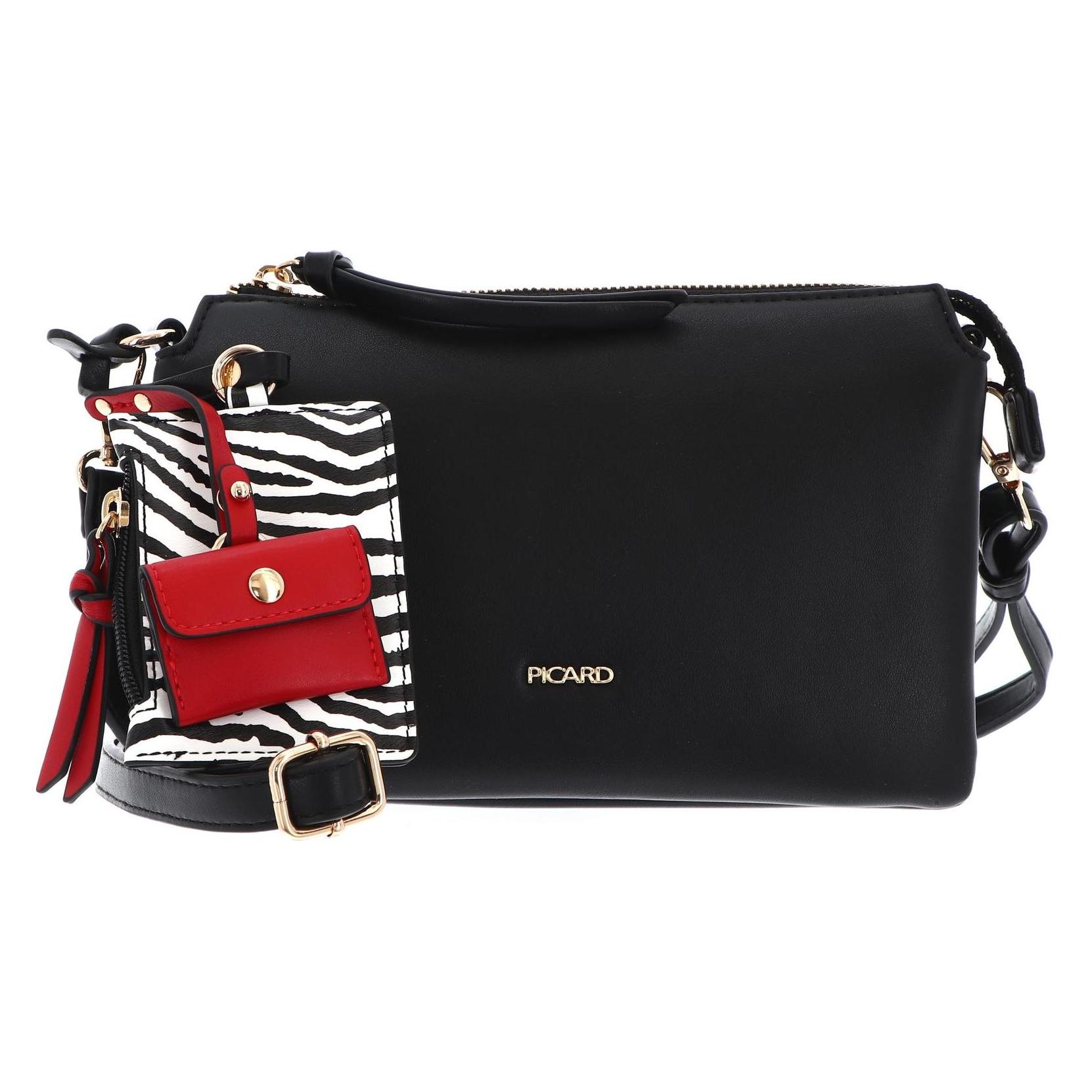 Picard, Damen, Handtasche, Safari Shoulder Bag, Schwarz