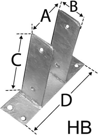 Image du produit Simpson Sst Ancre de poste (4 pcs)