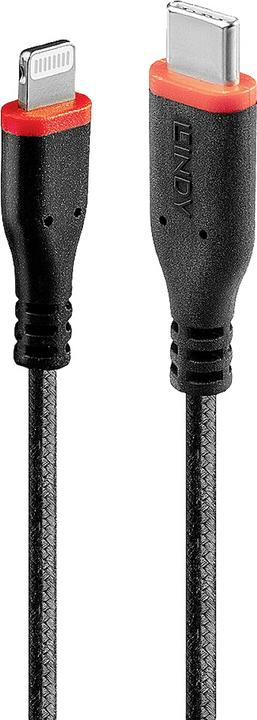 Produktbild Lindy 31287 Lightning-Kabel 2 m Schwarz (2 m, USB 2.0)