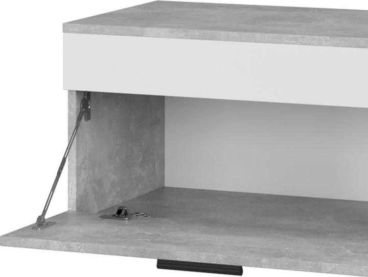 Produktbild Vicco Wohnzimmerschränke Berno, Beton/Weiss, 2 Teile (70.80 x 35.30 x 38.90 cm)